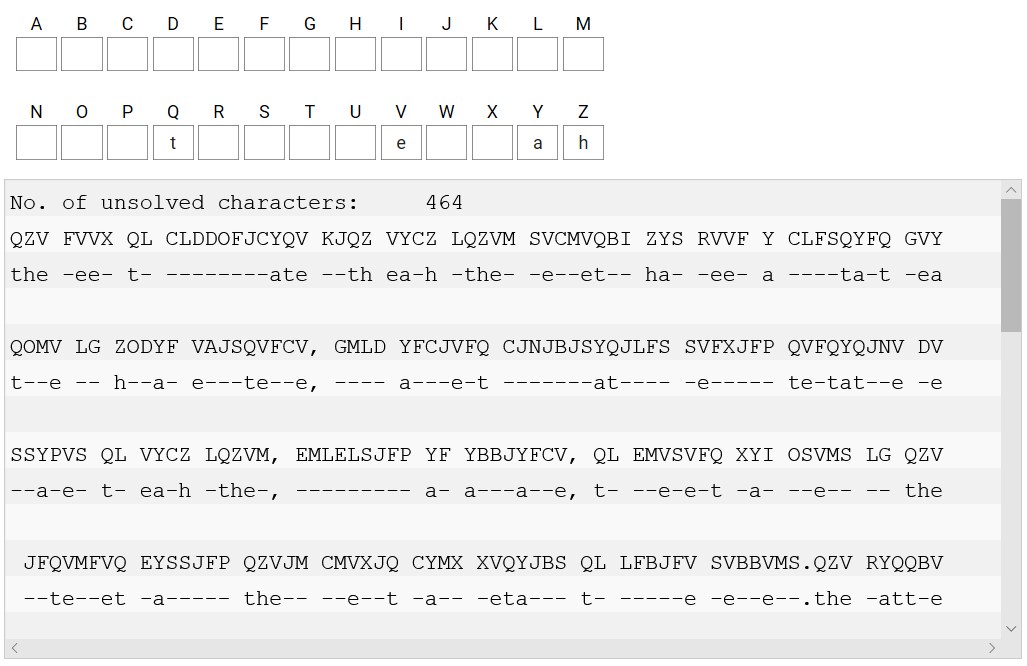 substitution cipher